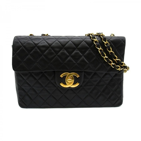 Chanel Handbags - Authentic CC Quilted Leather Single Flap Bag
